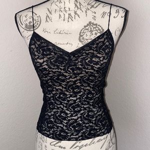 Stretchy lace cami